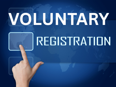 Voluntary registration